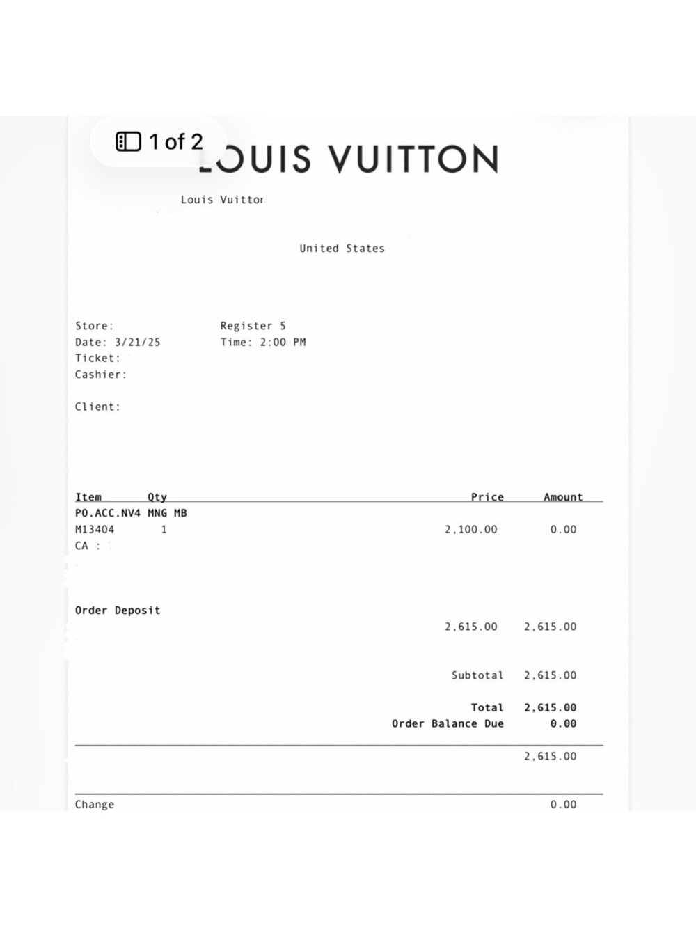 2025 Louis Vuitton multicolor pochette - Picture 11 of 11